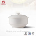 Wholesale usado dinnerware restaurante, porcelana chinesa sopa tureen